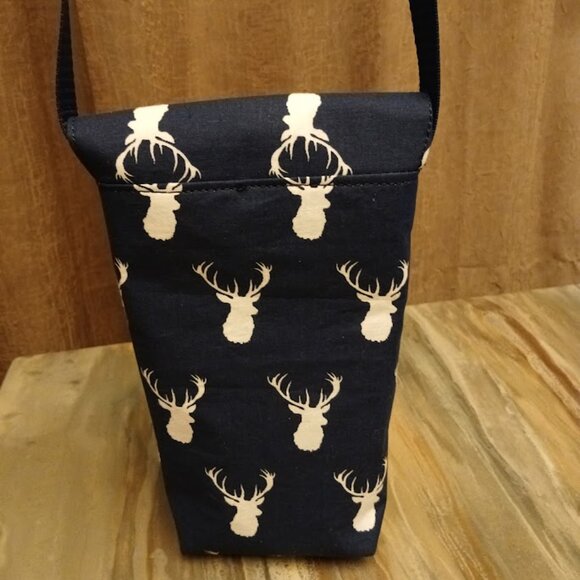 New Western Mini Pouch Sling Travel Bag Crossbody Deer Elk Tribal Sarape stripe - Picture 15 of 16